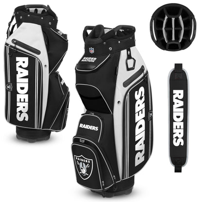 Las Vegas Raiders The Bucket III Cooler Cart Golf Bag |Team Effort
