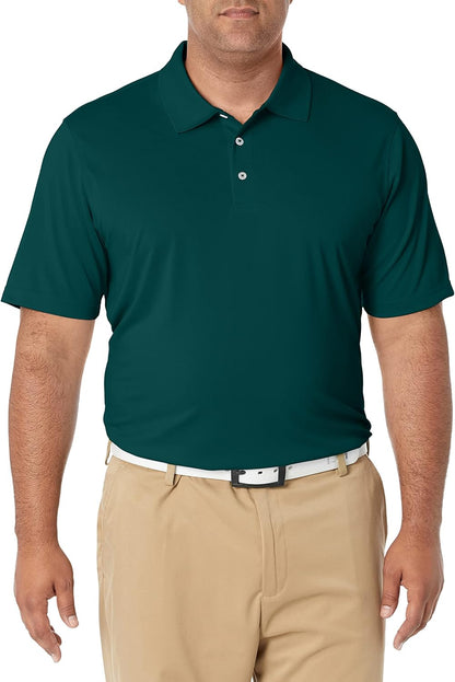 Amazon Essentials Mens Golf Polo Shirt, Moisture-Wicking Quick Dry, Short Sleeve