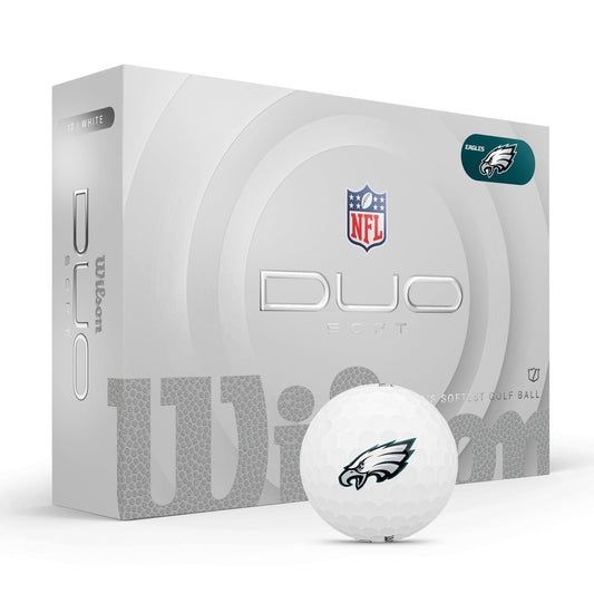 Philadelphia Eagles WILSON 2025 Duo Soft NFL Golf Balls