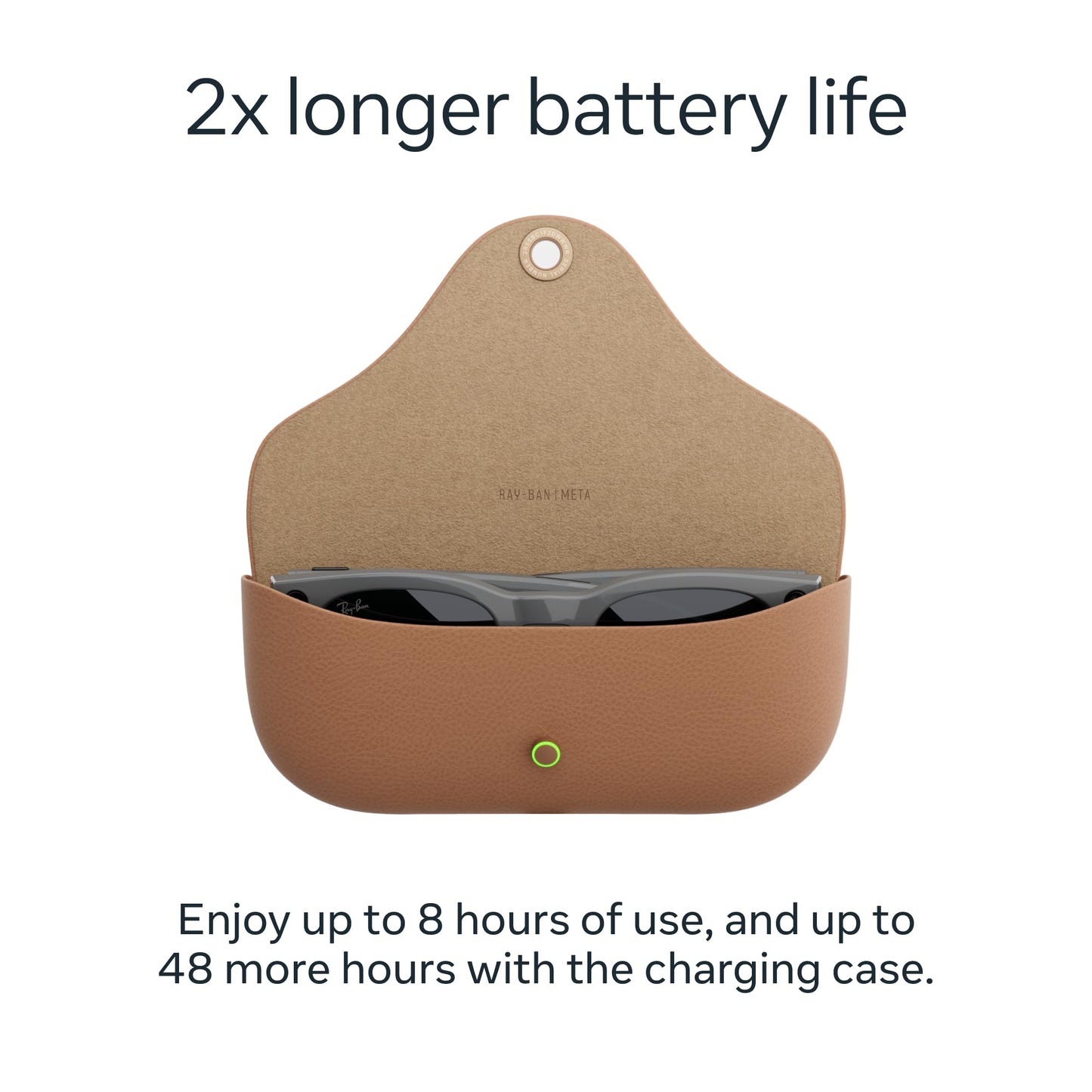 Ray-Ban | Meta Headliner (Gen 2) - Shiny Black, Transitions® Sapphire lenses