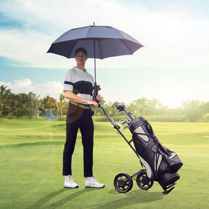 Gonex 54/62/68/72/80 Inch Extra Large Golf Umbrella - Black - 72 inch