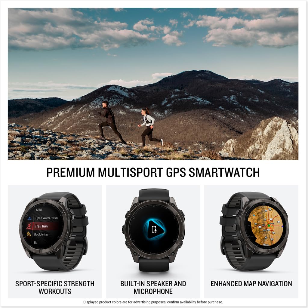 Garmin fēnix® 8 – 43mm, AMOLED, Premium Multisport GPS Smartwatch