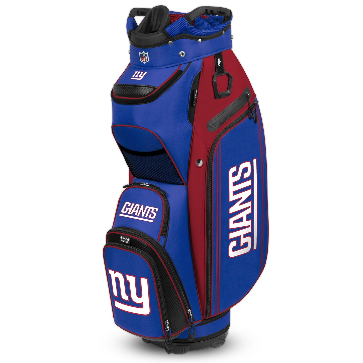 New York Giants The Bucket III Cooler Cart Golf Bag |Team Effort