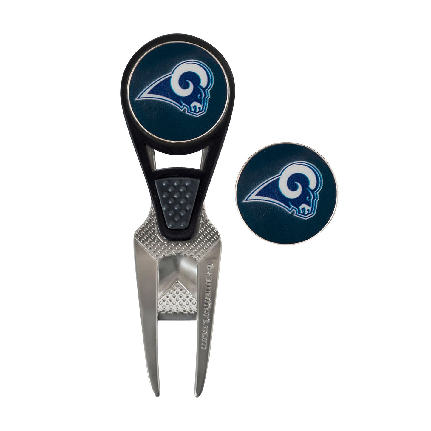 Los Angeles Rams CVX Ball Mark Repair Tool & 2 Ball Markers |Team Effort