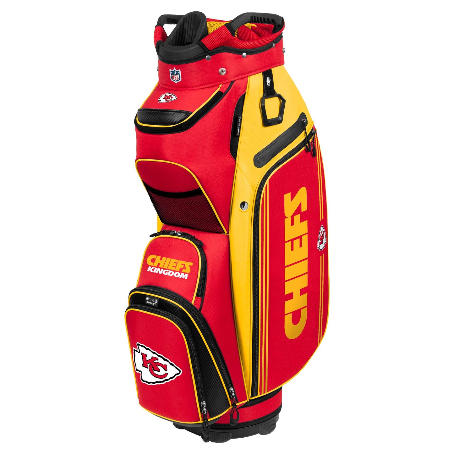 Kansas City Chiefs The Bucket III Cooler Cart Golf Bag |Team Effort