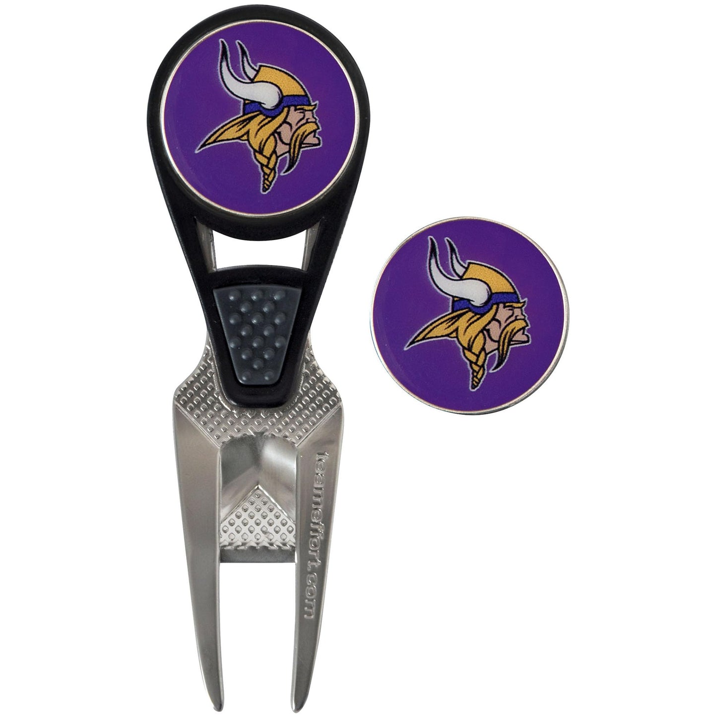 Minnesota Vikings CVX Ball Mark Repair Tool & 2 Ball Markers |Team Effort