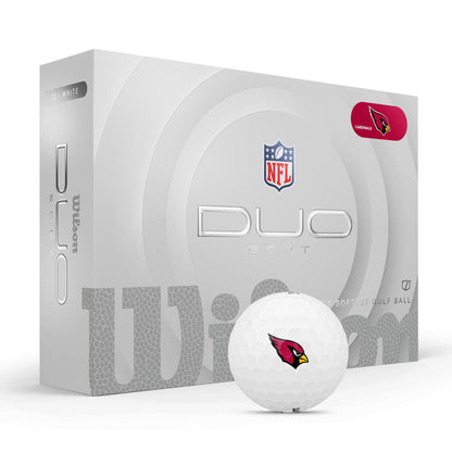 Arizona Cardinals WILSON 2025 Duo Soft NFL Golf Balls