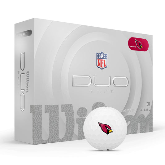 Arizona Cardinals WILSON 2025 Duo Soft NFL Golf Balls