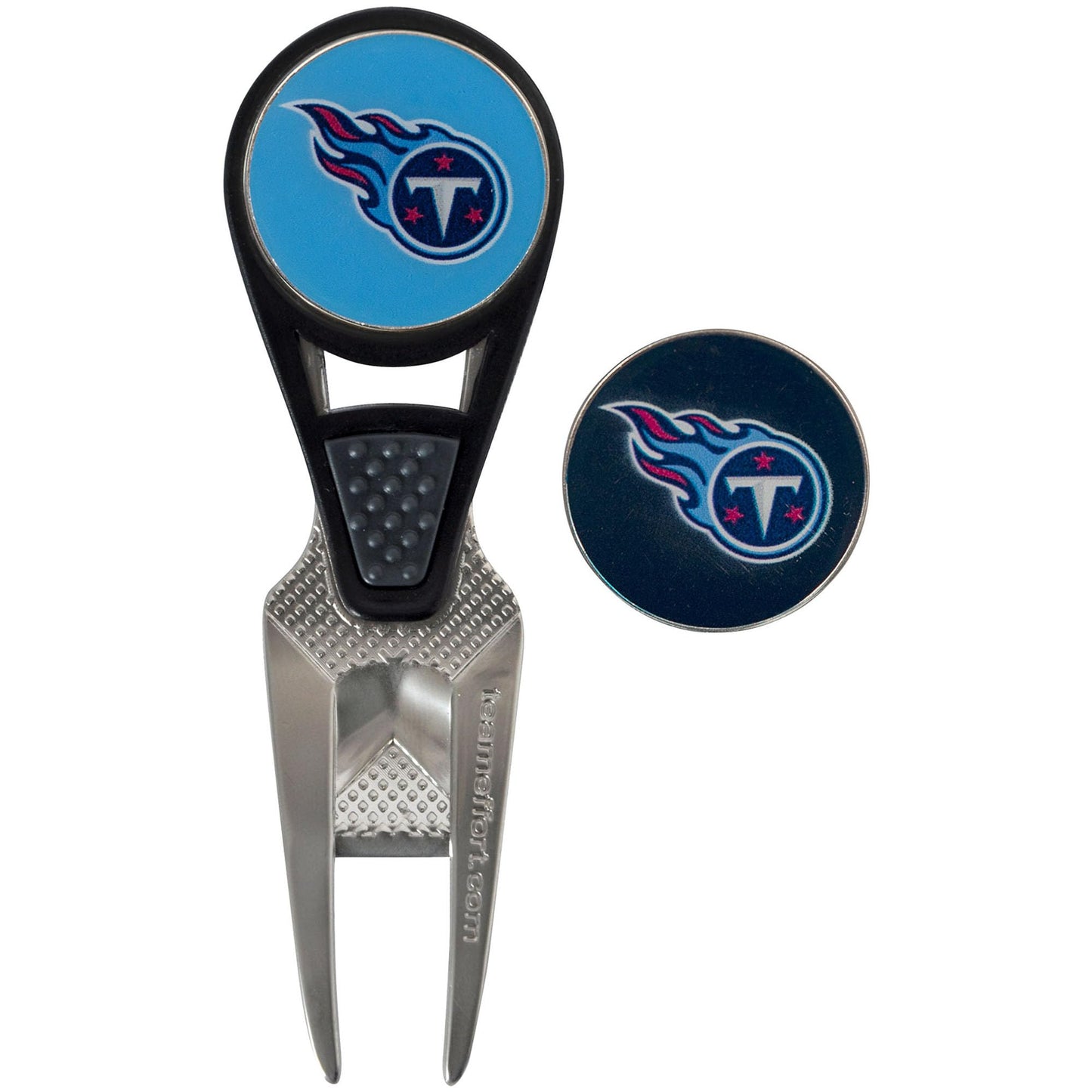 Tennessee Titans CVX Ball Mark Repair Tool & 2 Ball Markers |Team Effort