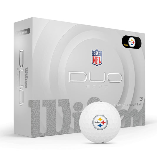 Pittsburgh Steelers WILSON 2025 Duo Soft NFL Golf Balls