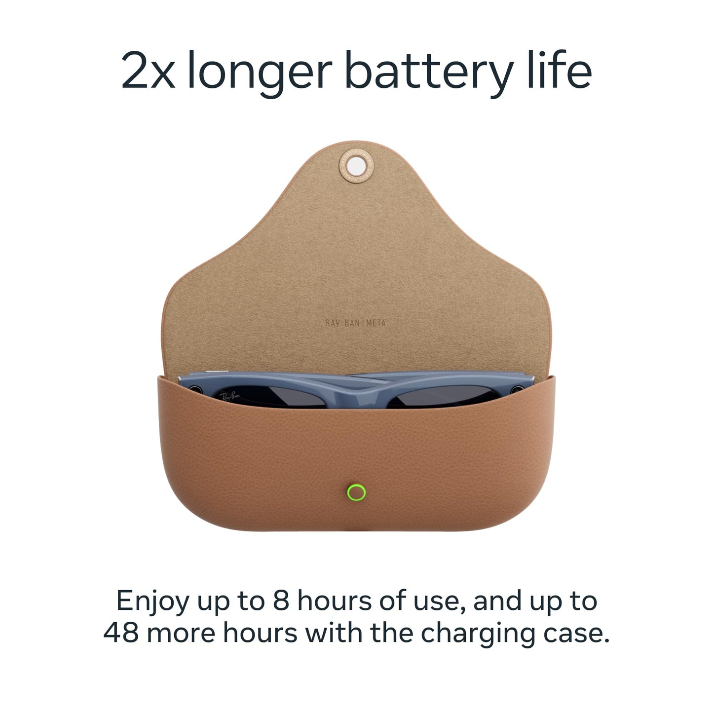 Ray-Ban | Meta Wayfarer Large (Gen 2) - Matte Black, Polarized Gradient Graphite lenses