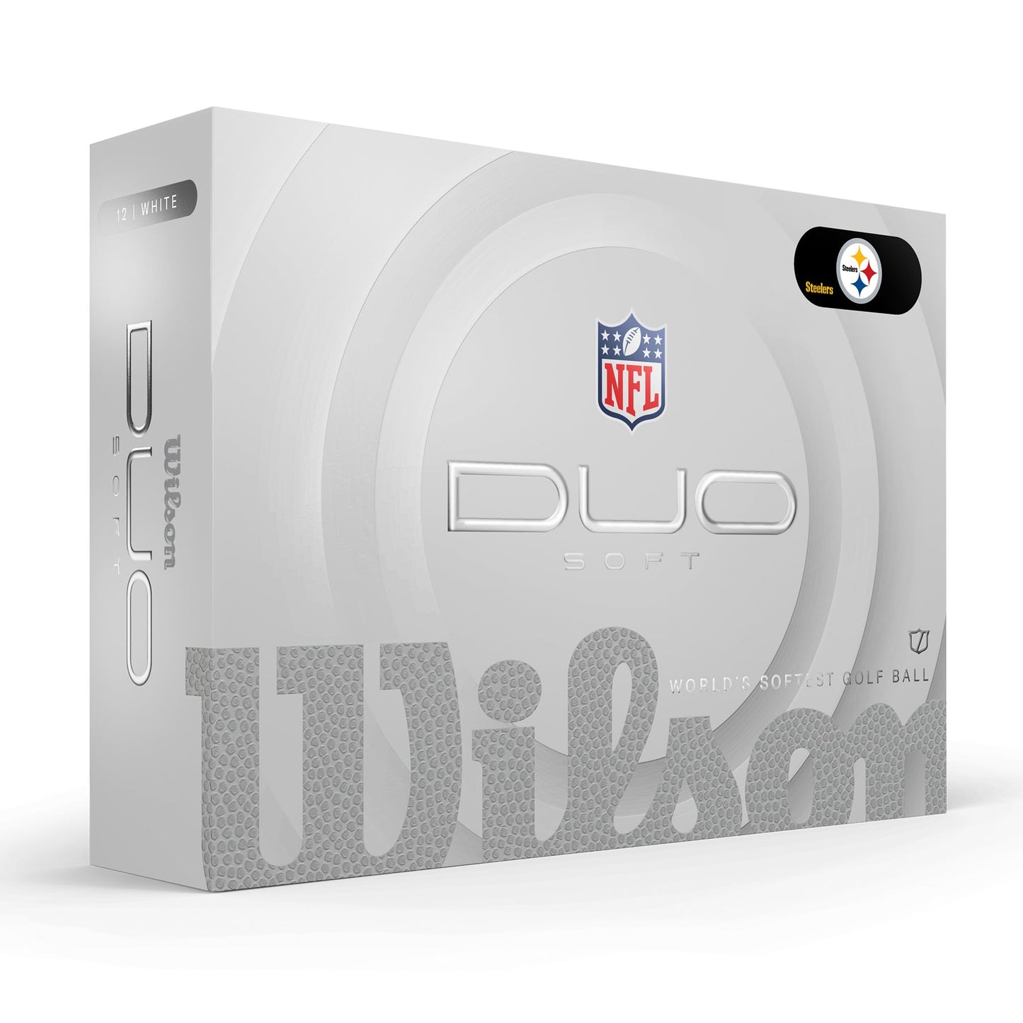 Pittsburgh Steelers WILSON 2025 Duo Soft NFL Golf Balls