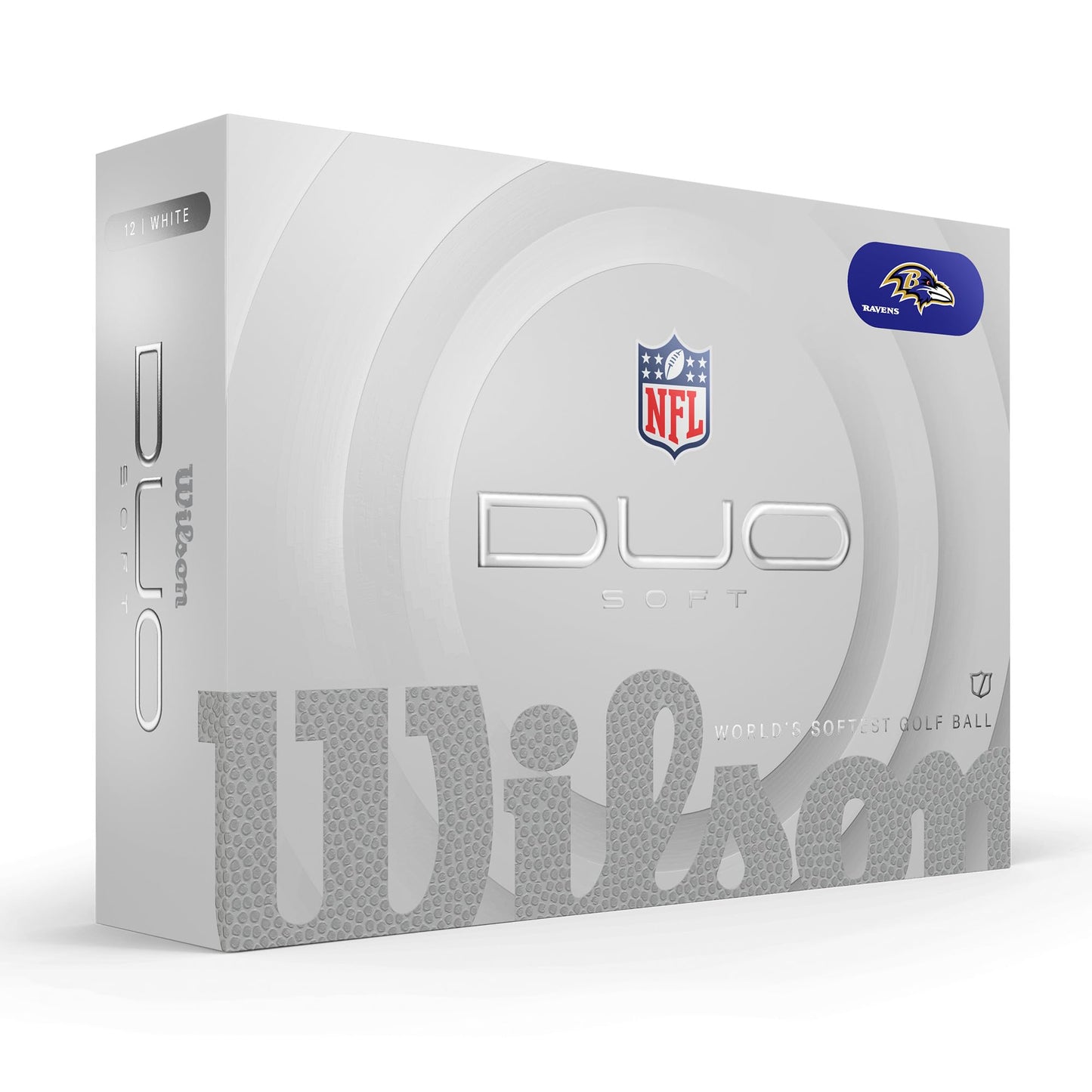 Baltimore Ravens WILSON 2025 Duo Soft NFL Golf Balls