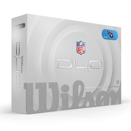 Tennessee Titans WILSON 2025 Duo Soft NFL Golf Balls