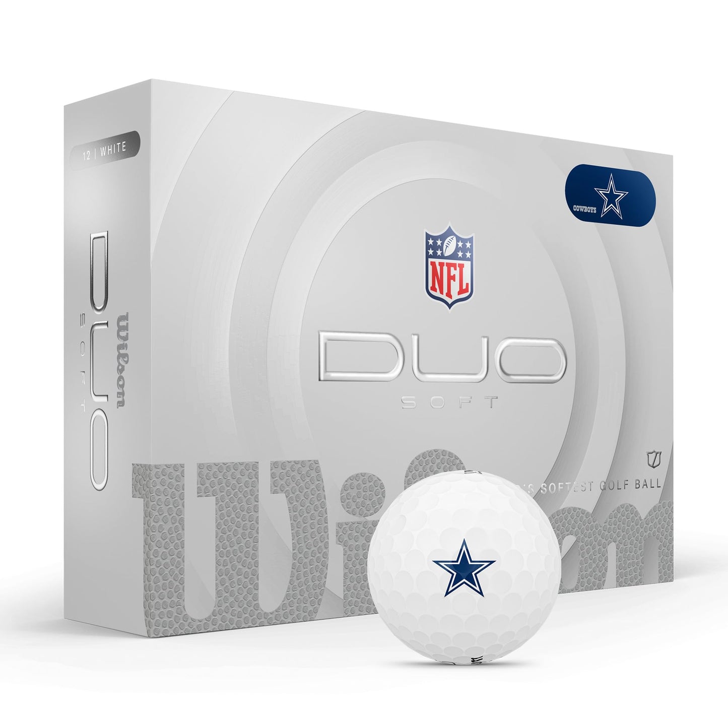 Dallas Cowboys WILSON 2025 Duo Soft NFL Golf Balls