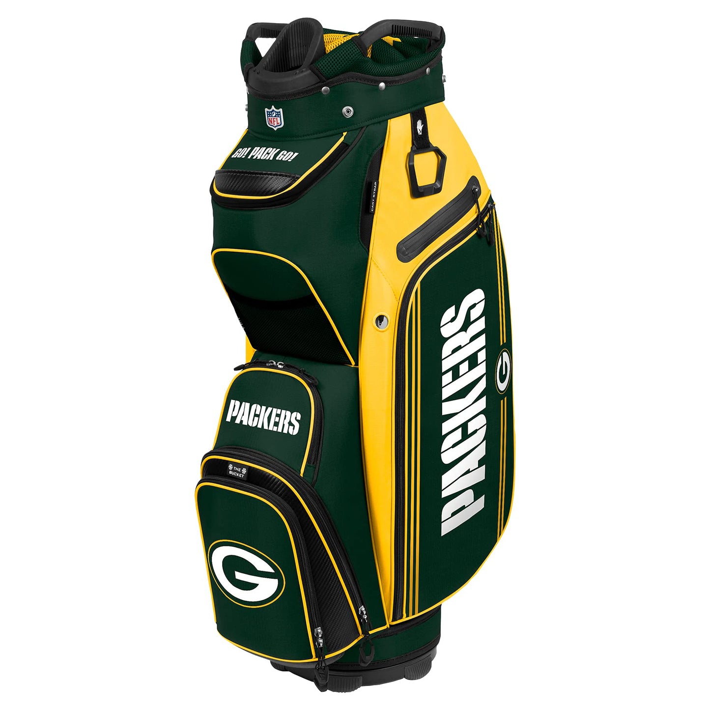 Green Bay Packers The Bucket III Cooler Cart Golf Bag |Team Effort