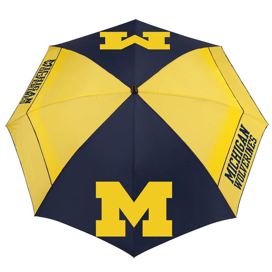 Michigan 62" WindSheer Lite Umbrella |Team Effort