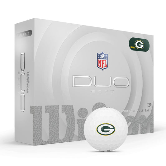 Green Bay Packers WILSON 2025 Duo Soft NFL Golf Balls