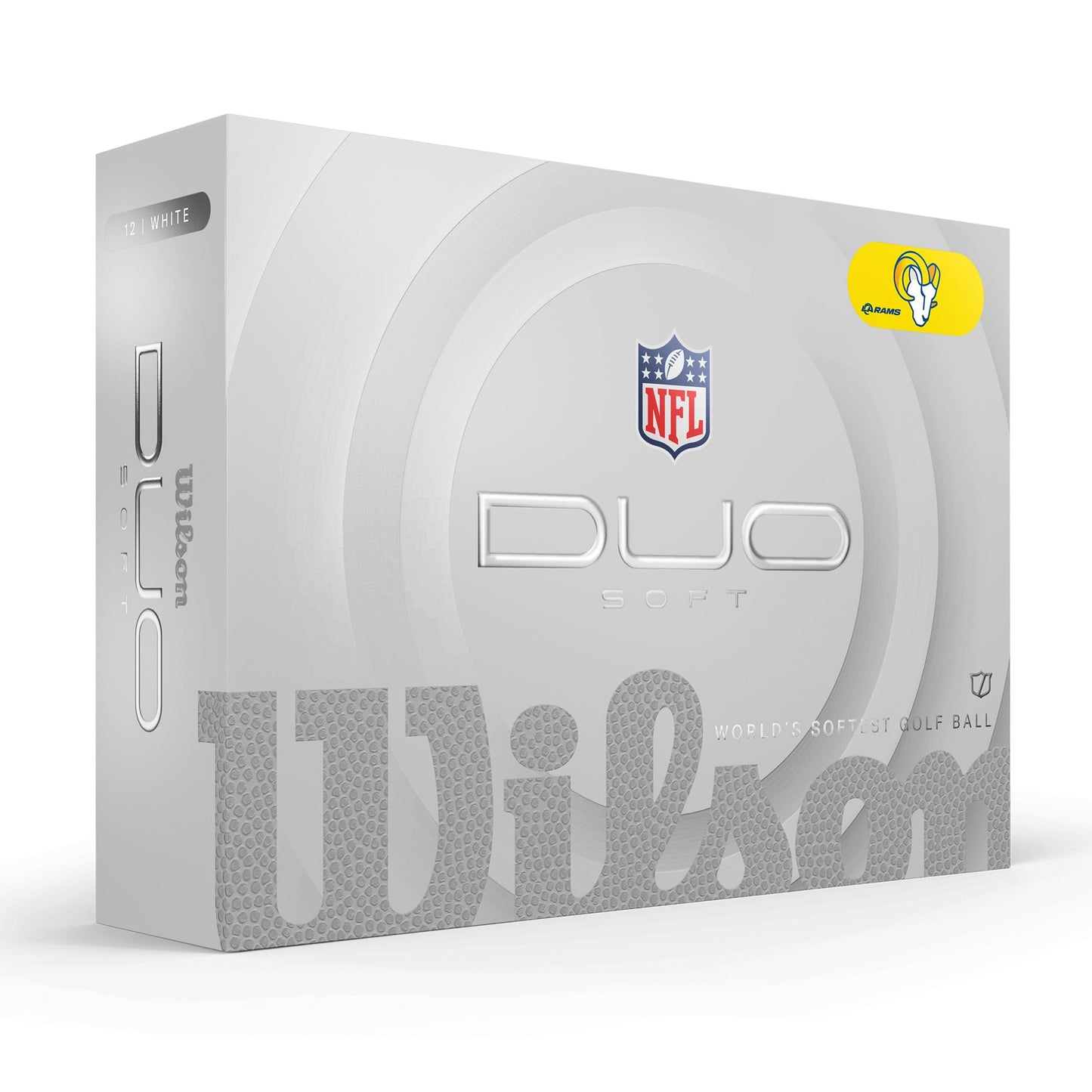 LA Rams WILSON 2025 Duo Soft NFL Golf Balls