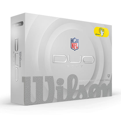 LA Rams WILSON 2025 Duo Soft NFL Golf Balls