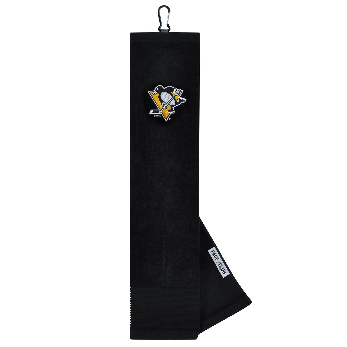 Pittsburgh Penguins Face/Club Tri-Fold Embroidered Towel |Team Effort