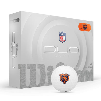 Chicago Bears WILSON 2025 Duo Soft NFL Golf Balls