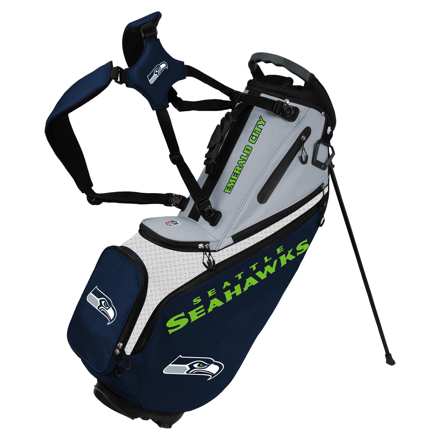 Seattle Seahawks Back Nine Stand Bag |Team Effort