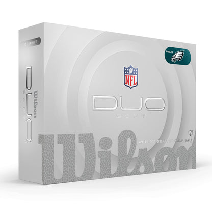 Philadelphia Eagles WILSON 2025 Duo Soft NFL Golf Balls
