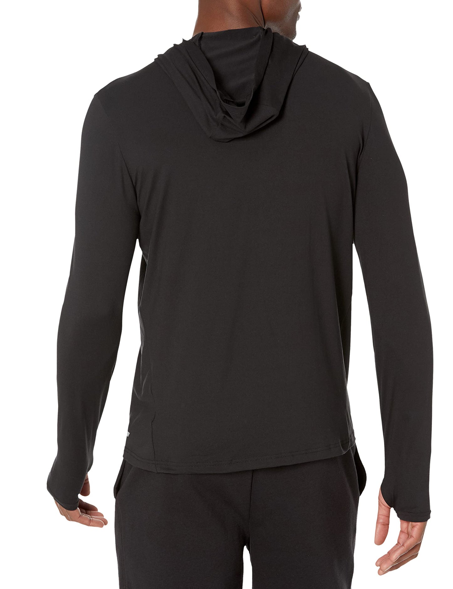 Amazon Essentials Men's Active Quick Dry Tech Stretch Long-Sleeve Hooded Pullover T-Shirt