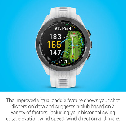 Garmin Approach S70, 47mm, Premium GPS Golf Watch