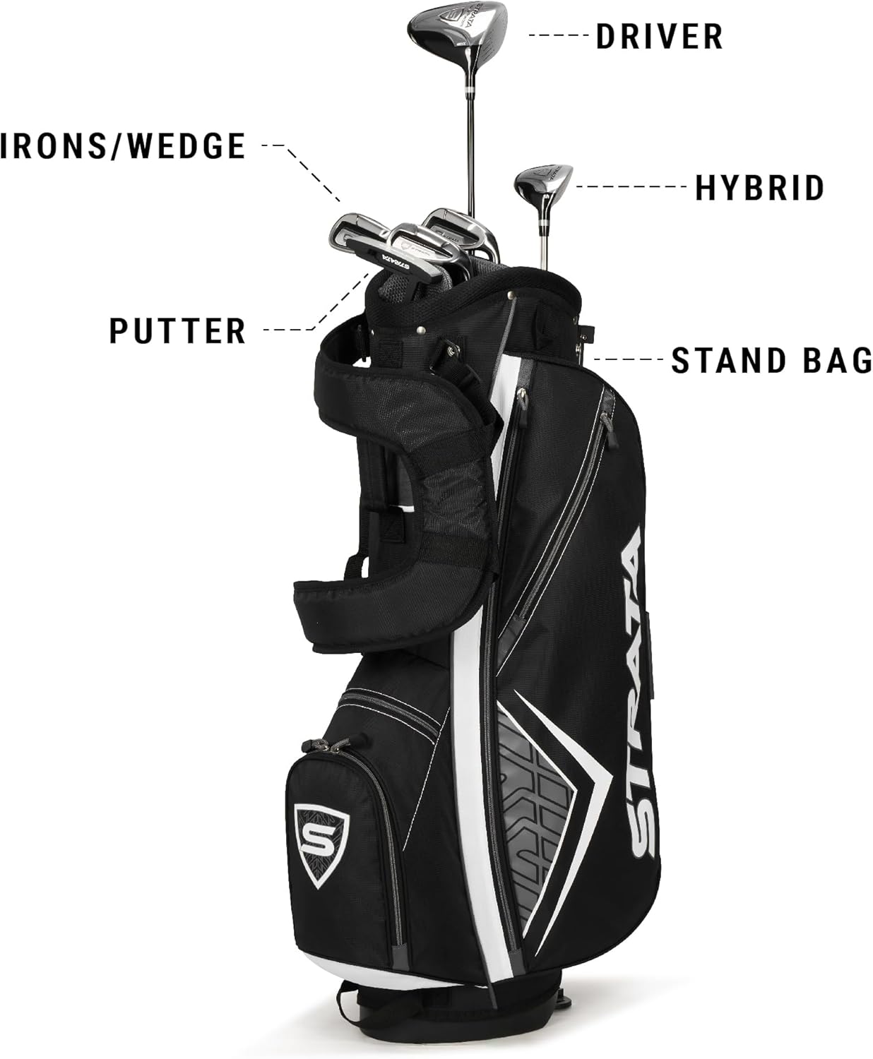 Callaway Golf Men's Strata Complete Set - Black Square Golf