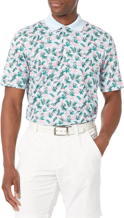 Amazon Essentials Mens Golf Polo Shirt, Moisture-Wicking Quick Dry, Short Sleeve