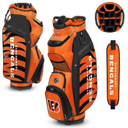 Cincinnati Bengals The Bucket III Cooler Cart Golf Bag |Team Effort