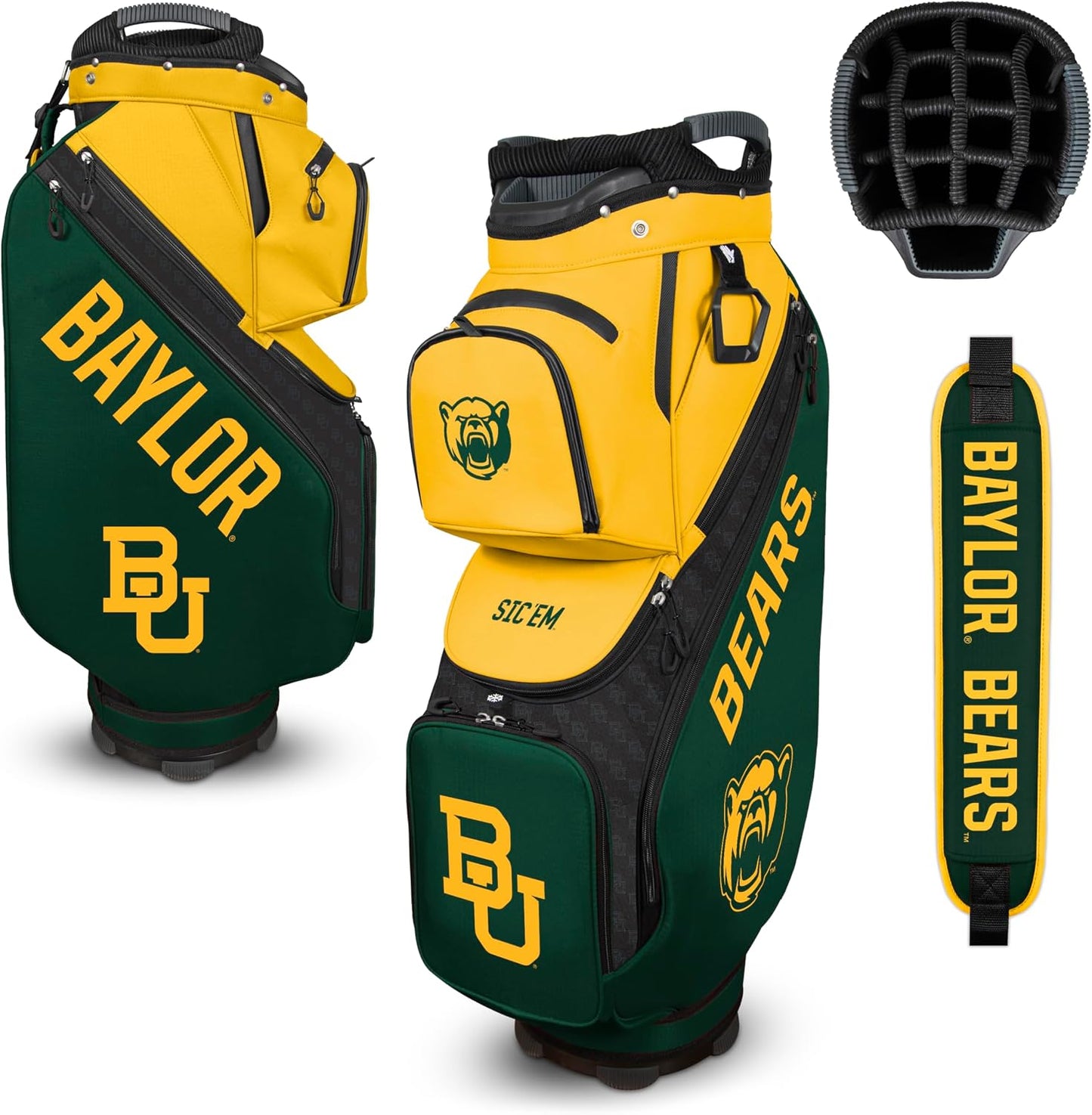 Baylor Clubhouse Cooler Cart Bag NCAA |Team Effort