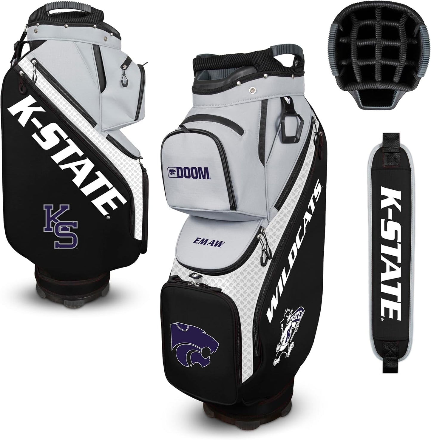 Kansas State Clubhouse Cooler Cart Bag NCAA |Team Effort