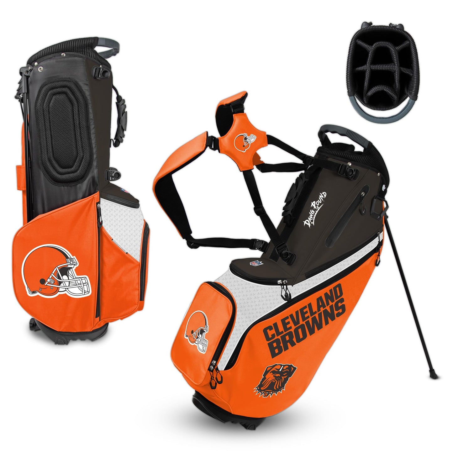 Cleveland Browns Back Nine Stand Bag |Team Effort