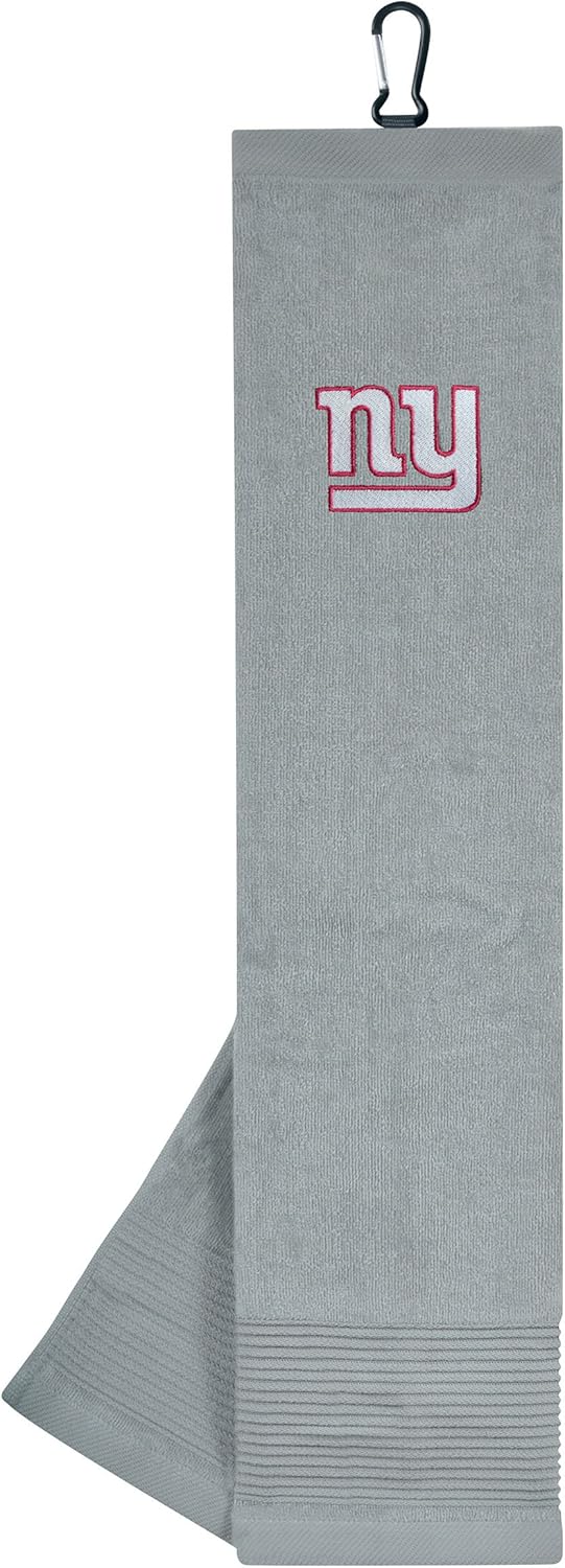 New York Giants Face/Club Tri-Fold Embroidered Towel |Team Effort