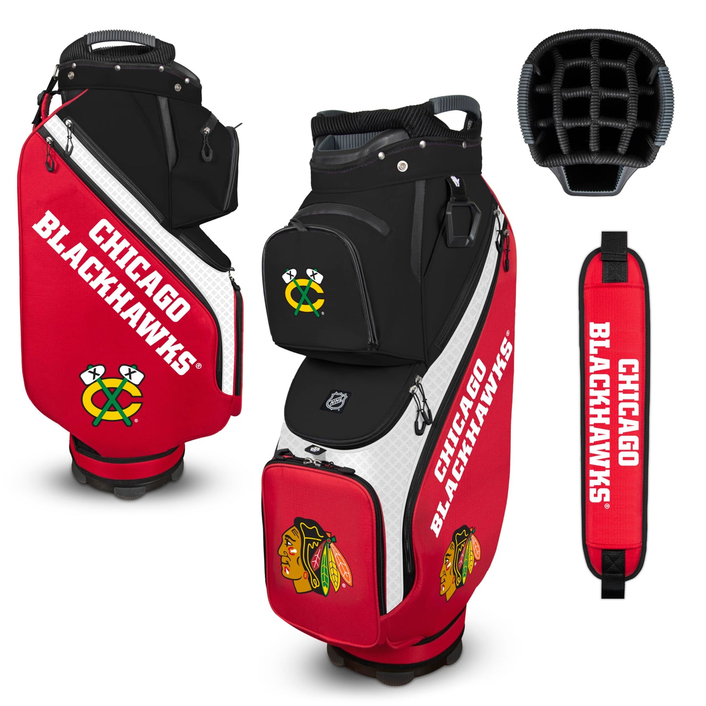 Chicago Blackhawks Clubhouse Cooler Cart Bag NHL |Team Effort