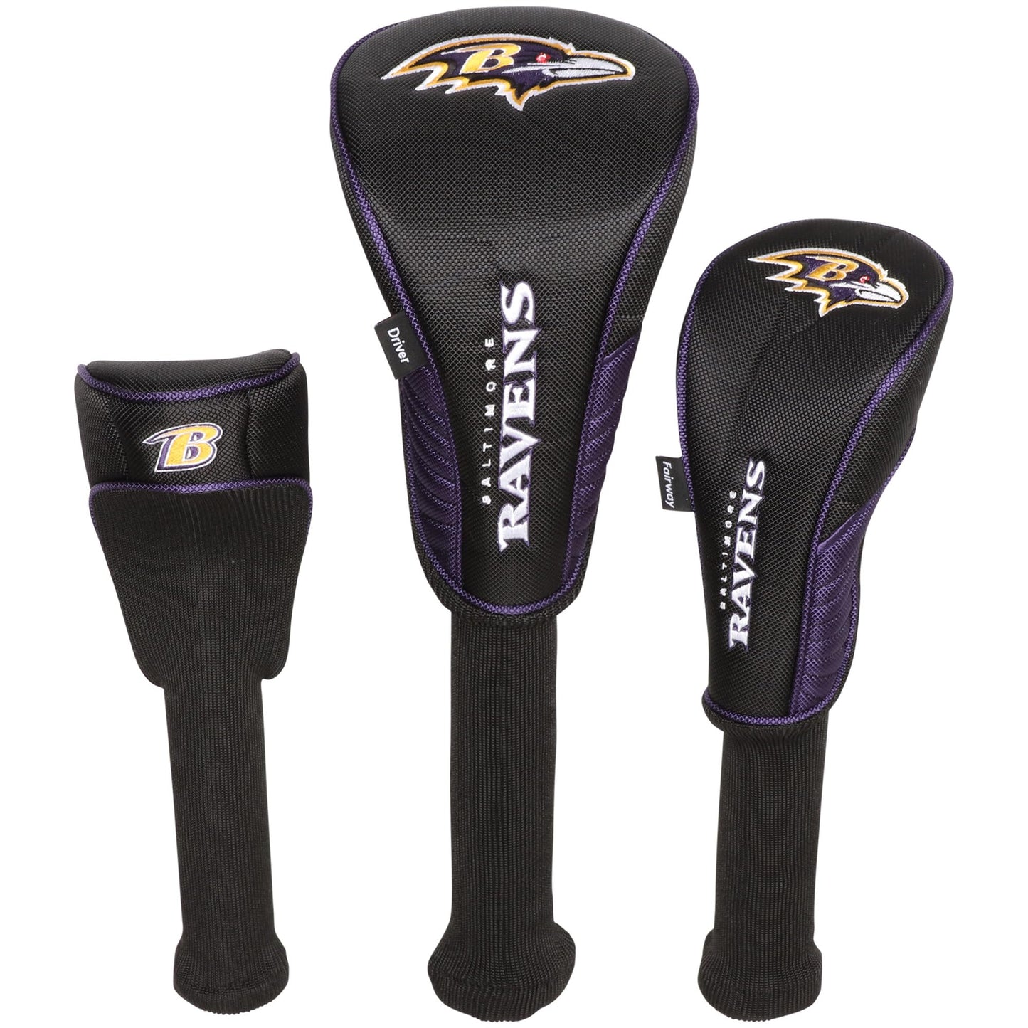 Baltimore Ravens Set of Three Headcovers |Team Effort