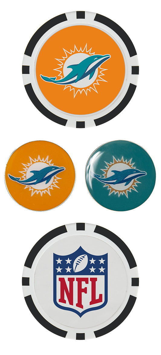 Miami Dolphins Ball Marker Set |Team Effort