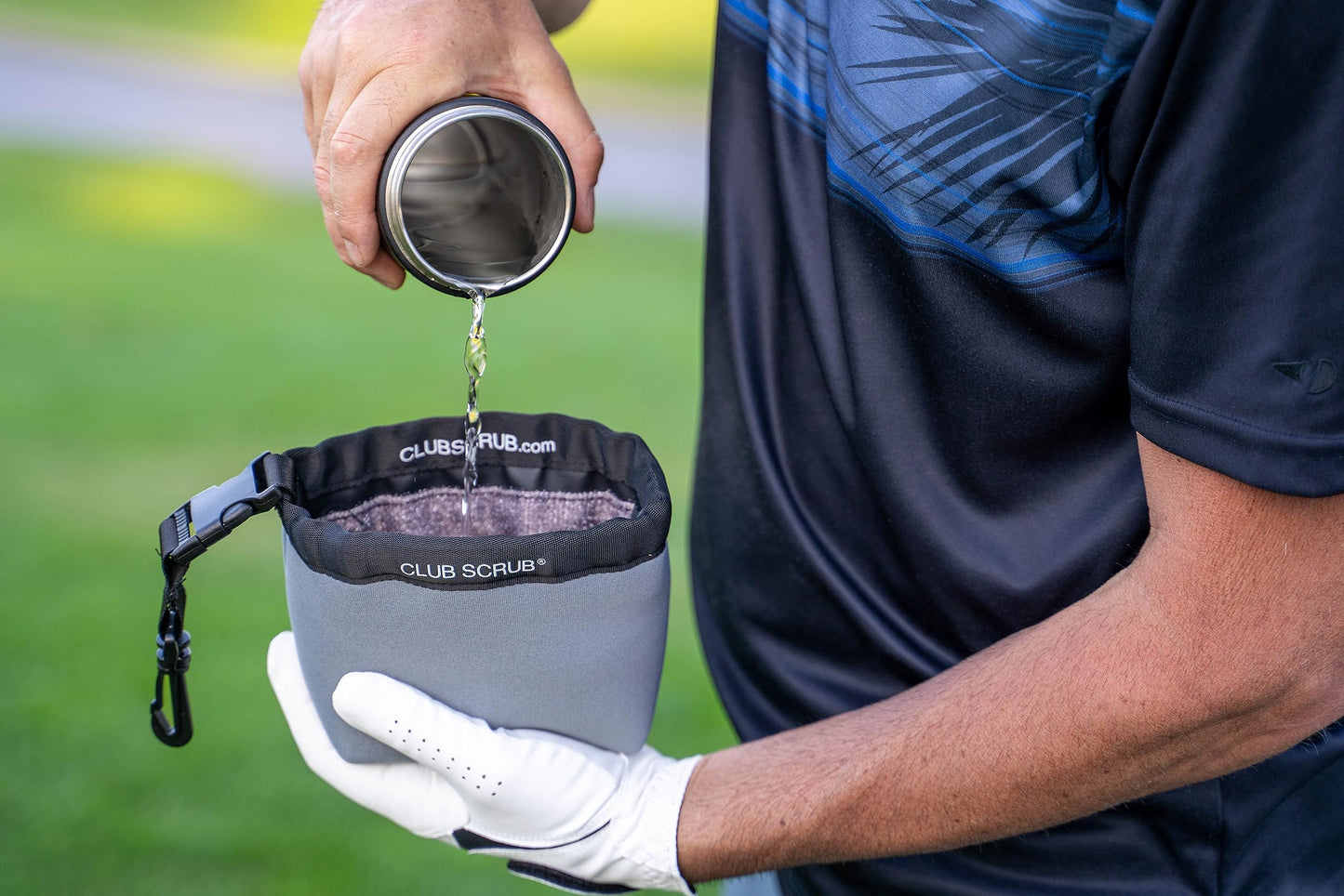 Golf Club and Golf Ball Cleaning Bag