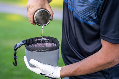 Golf Club and Golf Ball Cleaning Bag