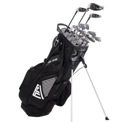 ASK ECHO ST-Lock Mecha 14 Way Dividers Quiet Hybrid Stand Bag for Men & Women