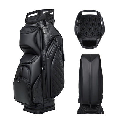 ASK ECHO Soundless Cart Golf Bag with 15 Way Full Length Dividers Golf SLC-130LE Cart Bag