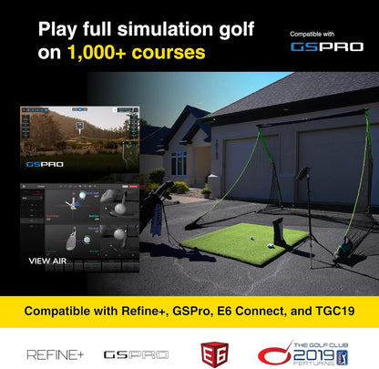 Uneekor Eye MINI - Outdoor/Indoor Golf Launch Monitor & Simulator