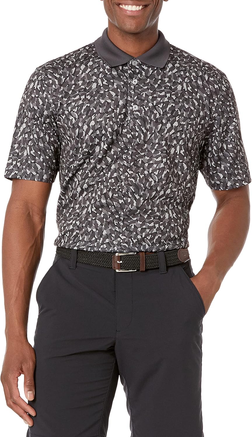 Amazon Essentials Mens Golf Polo Shirt, Moisture-Wicking Quick Dry, Short Sleeve