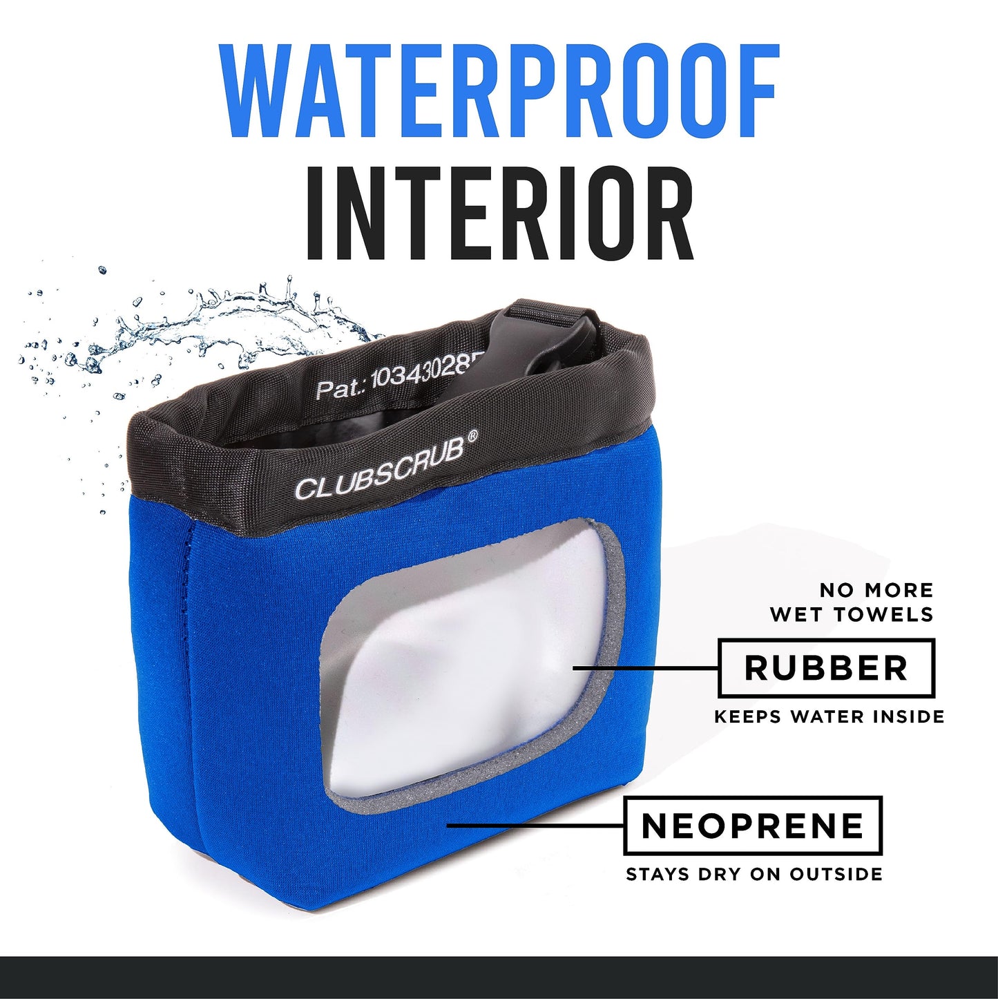 Golf Club and Golf Ball Cleaning Bag