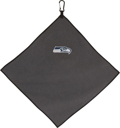 Seattle Seahawks 15" x 15" Grey Microfiber Towel |Team Effort