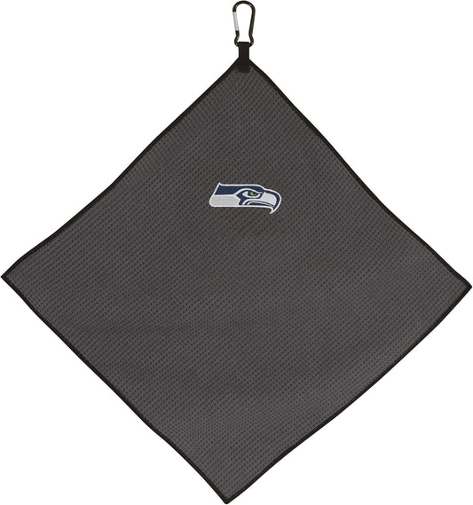 Seattle Seahawks 15" x 15" Grey Microfiber Towel |Team Effort