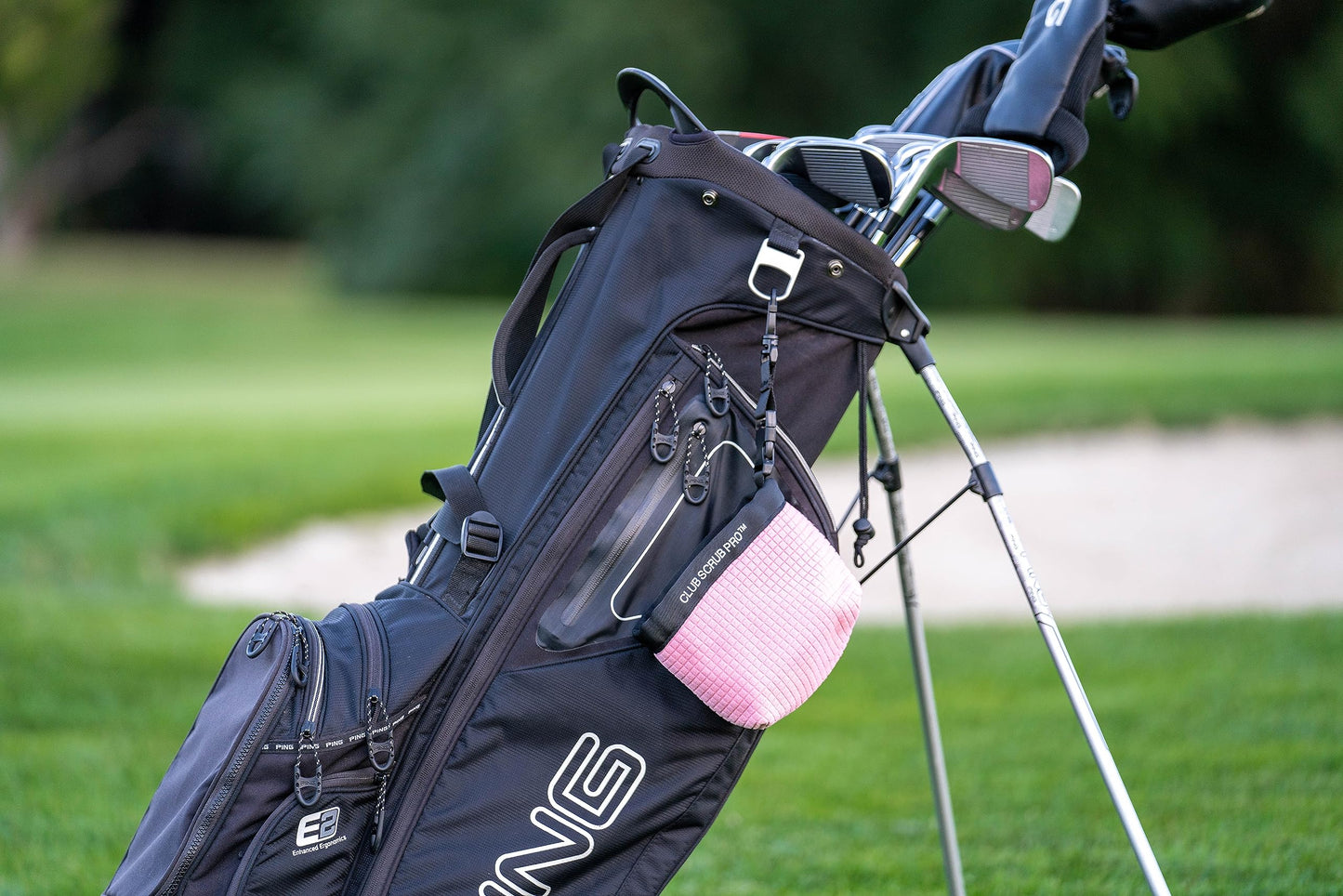 Golf Club and Golf Ball Cleaning Bag